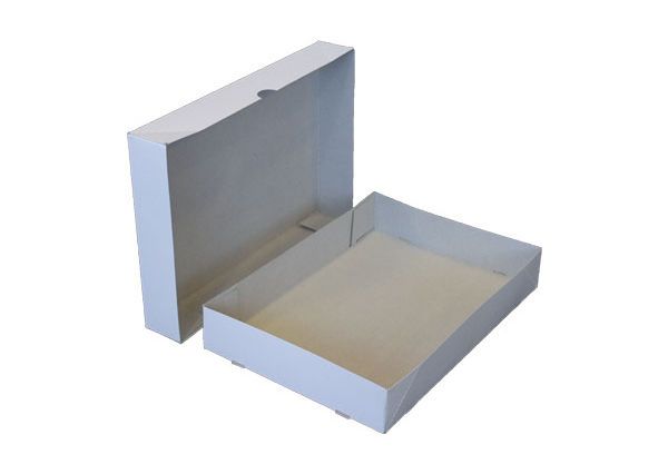 Doos 305x210x50mm M A4 glad bodem+dekselwit