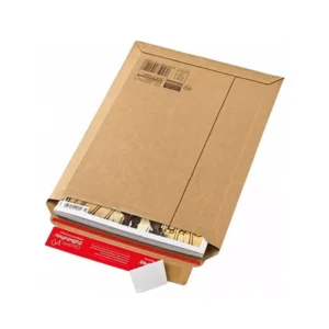 Verzendenvelop enkele golf met plakstrip karton bruin B4 250x360x50mm