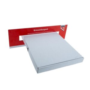 Brievenbusdoos A4 Wit Enkelgolf 310x220x25mm