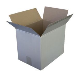 amerikaanse vouwdoos enkele golf wit A4 305x220x250mm