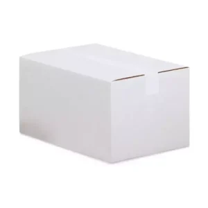 Amerikaanse vouwdoos enkele golf wit 305x220x80mm A4