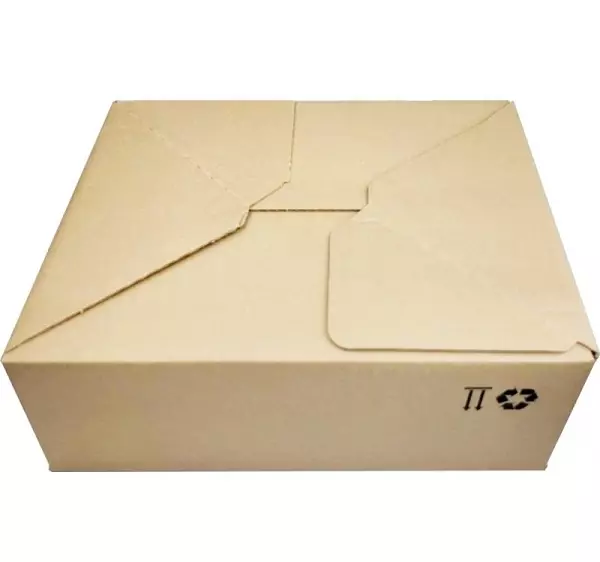 Autolockdoos enkele golf bruin B-golf model B 230x160x80mm