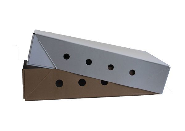 Doos 470x300x100mm M 10kg bodem+deksel Vleesdozen met gaten