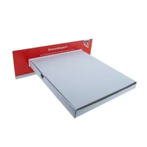 Brievenbusdoos A4+ Wit Enkelgolf 350x250x25mm