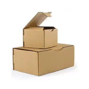 Postdoos enkele golf bruin 200x140x150mm