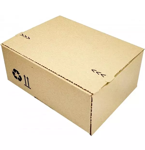 Autolockdoos enkele golf bruin B-golf model K 250x150x360mm