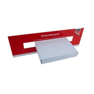 Brievenbusdoos A6 Wit Enkelgolf 165x120x25mm