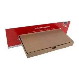 Brievenbusdoos A5+ Bruin Enkelgolf 250x160x25mm