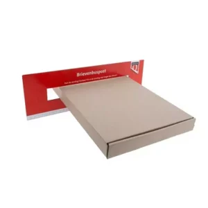 Brievenbusdoos A4 Bruin Enkelgolf 310x220x28mm