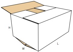 Partijdoos dubbele golf 930x580x370mm